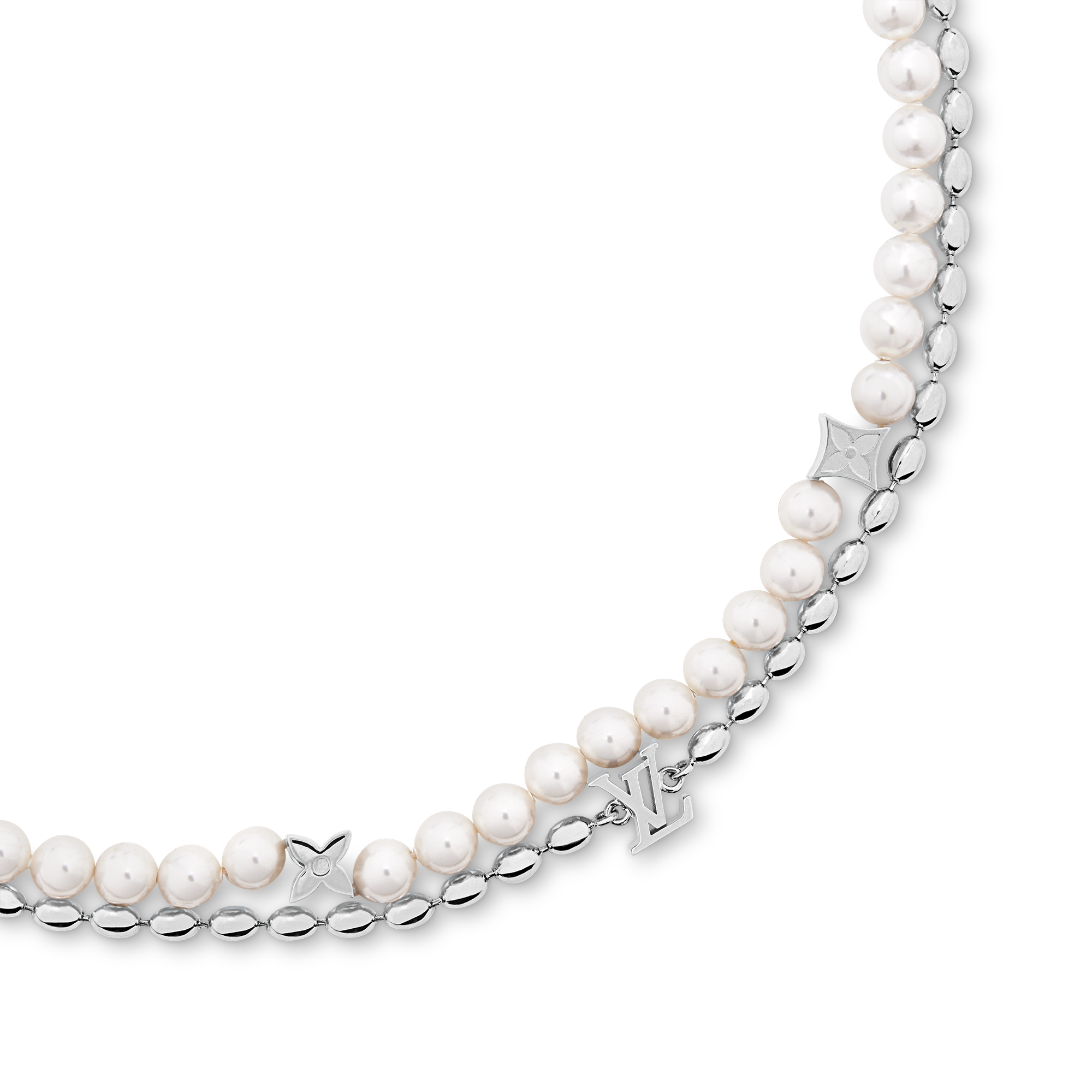 Pearls Fusion Necklace S00 - Fashion Jewelry M01781 | LOUIS